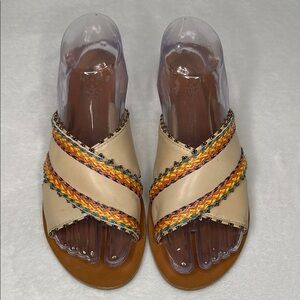 Vince Camuto Averal Colorful Leather Women's Sandals 8